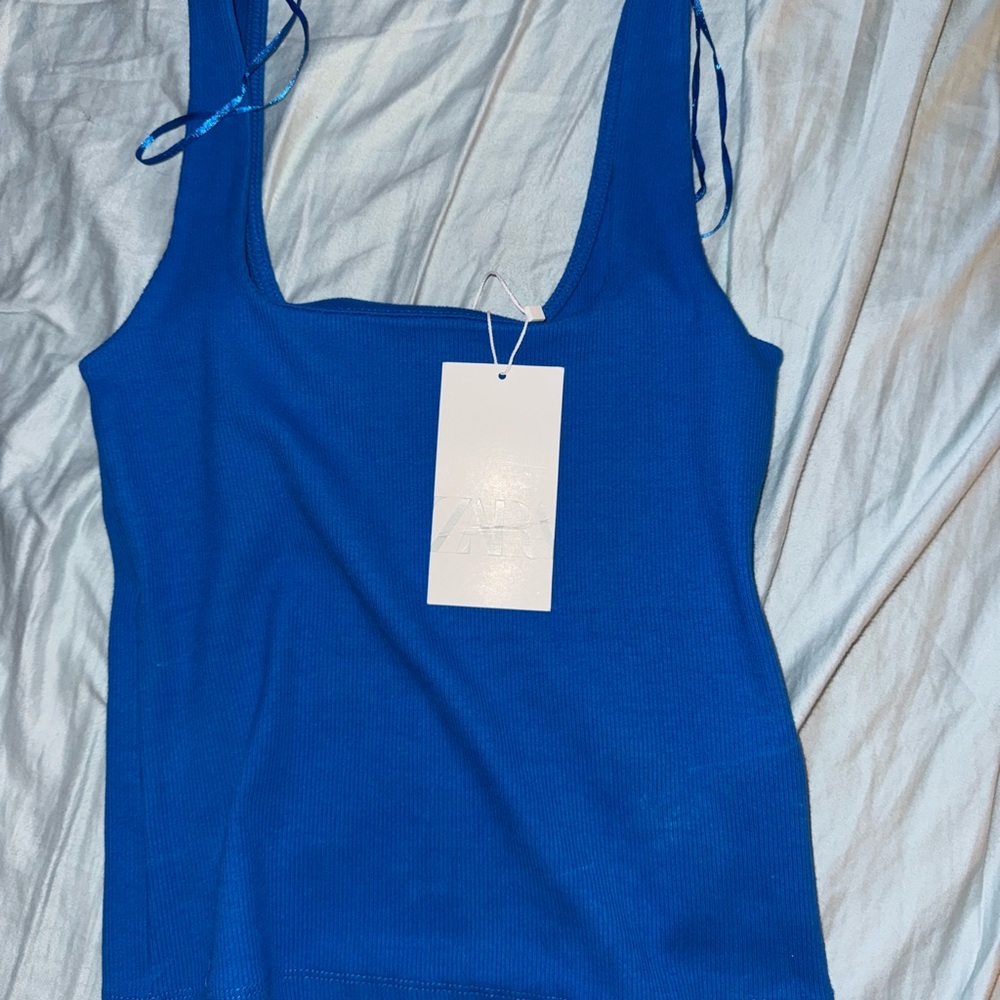 Blue ZARA Women's Top
